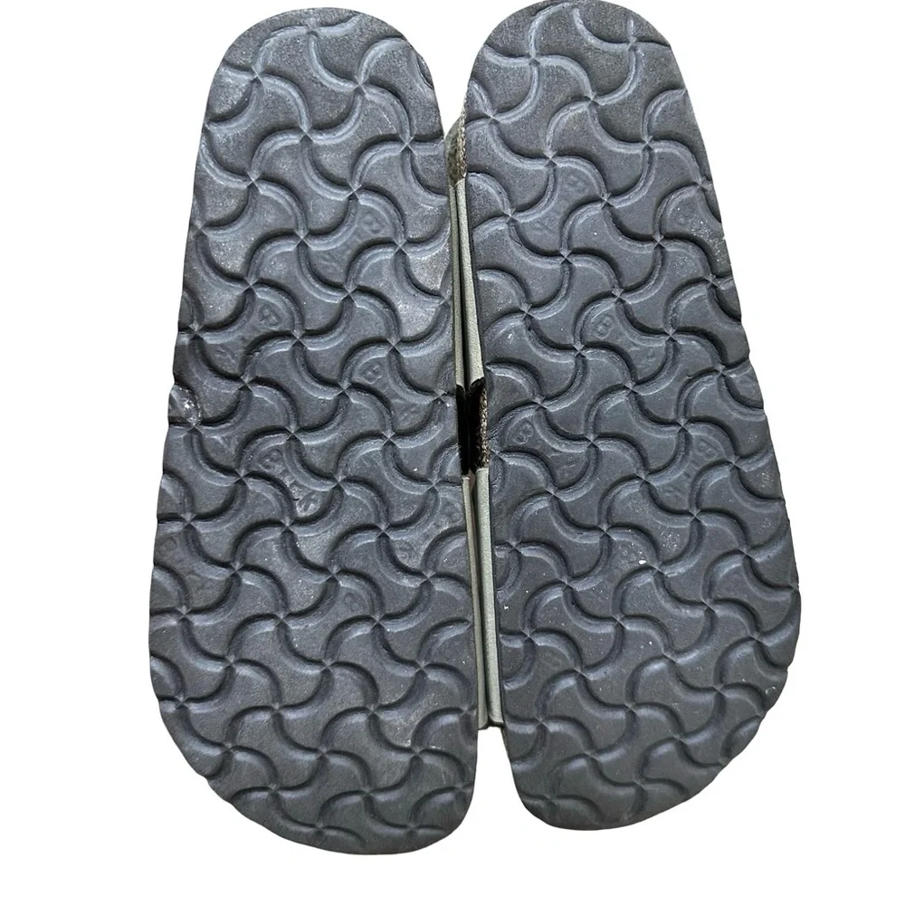 BIRKENSTOCK PALU LOGO BS NARROW BIRKO-FLOR SANDAL GREEN EU 35 US 4.5